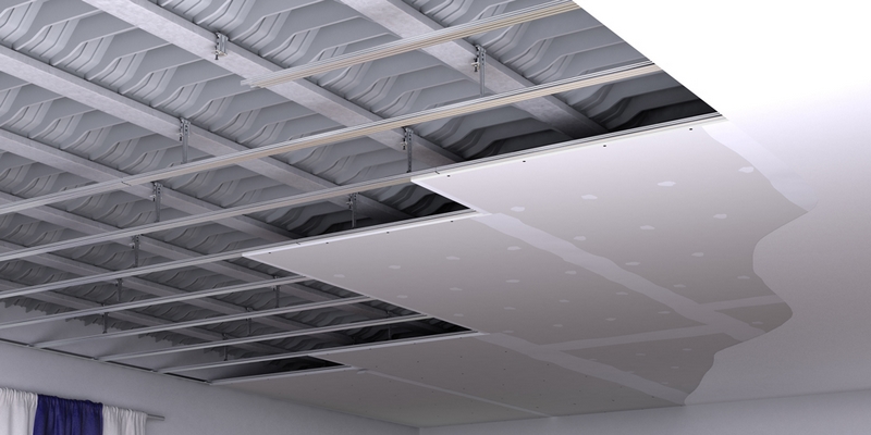 Solution - Plafond - Standard - Plafond avec fourrure suivant DTU